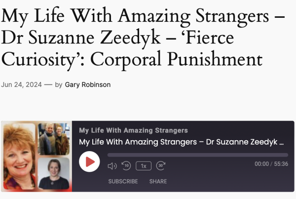 Suzanne Zeedyk - Podcast - Corporal Punishment